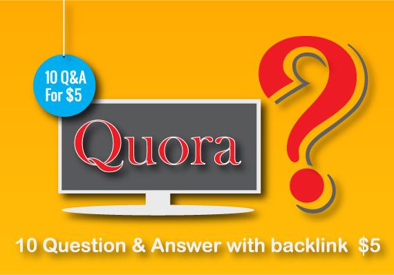 I will give 10 Quora questions and answer to create a backlink 