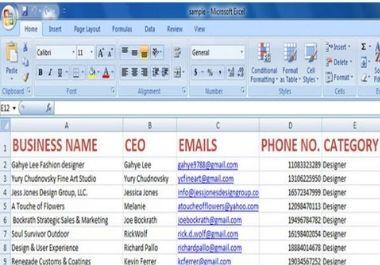 I will do b2b lead generation 50 targeted lead 