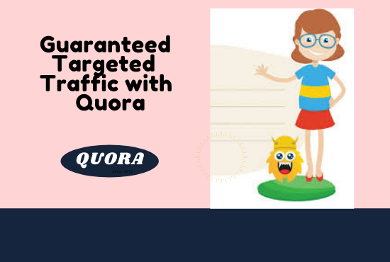 I will provide niche relevent traffic with 50 quora answers 