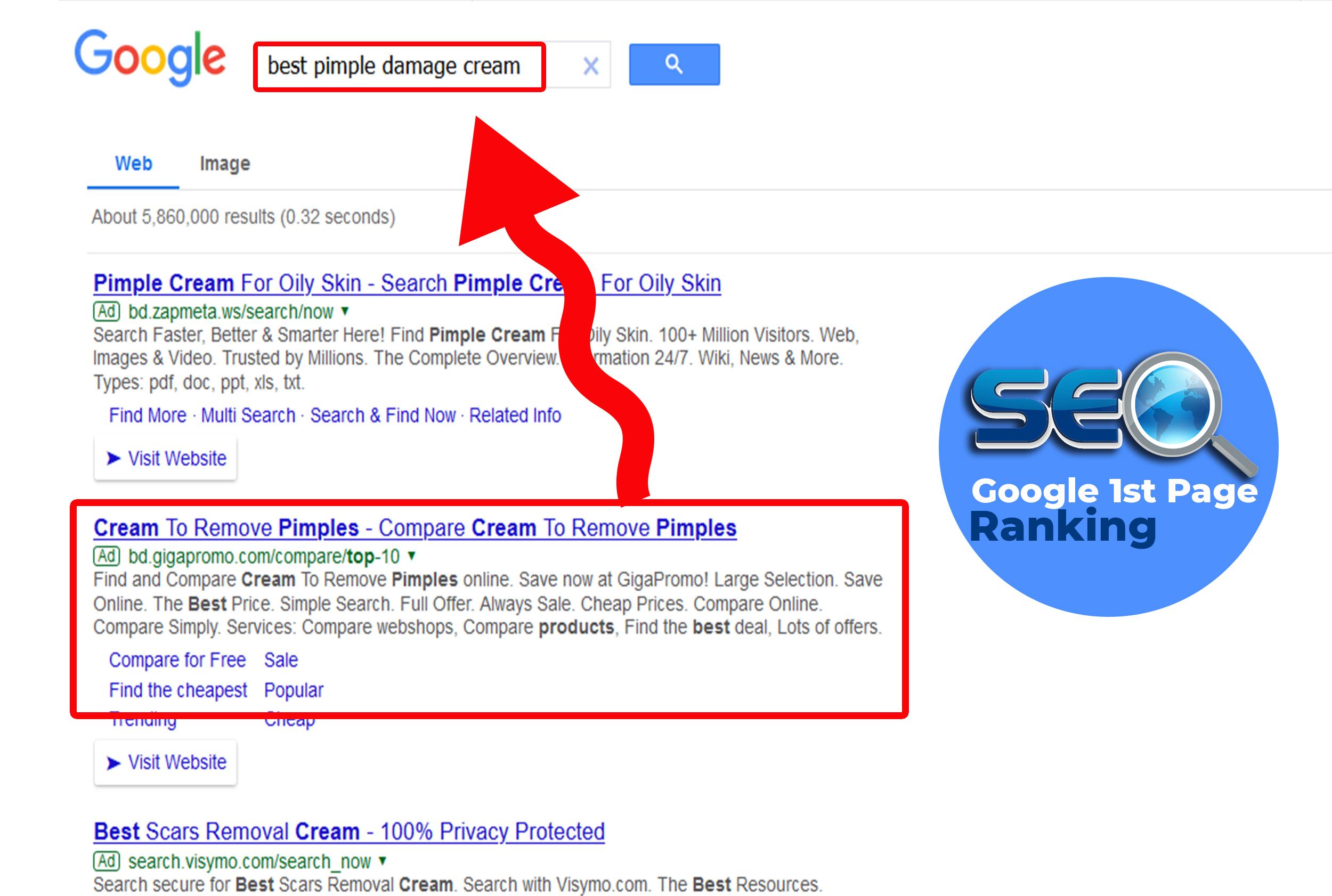 I will do guaranteed google 1st-page ranking with best linkbuilding service