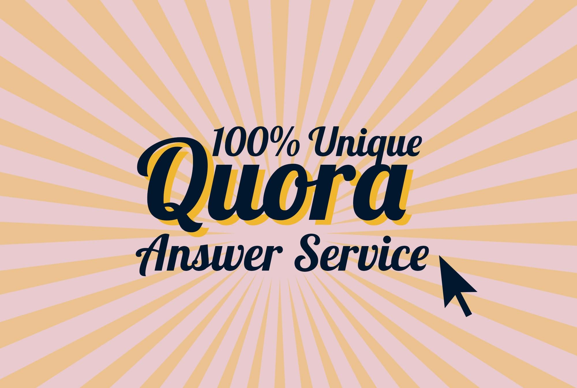 Promote Your Website Get Organic Niche relevent Traffic with 10 Quora Answer