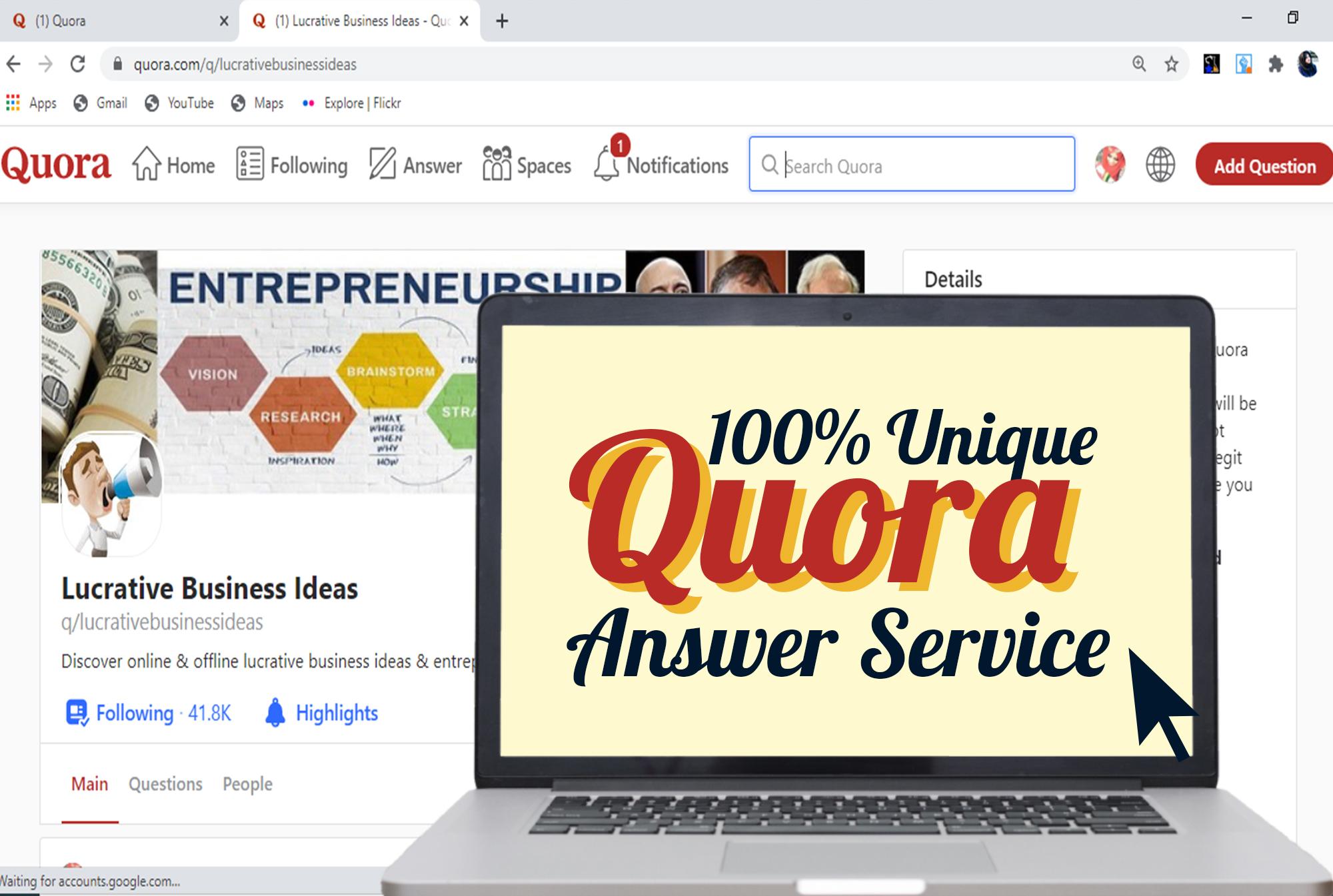 Lead Organic Niche Relevant Traffic with 20 Quora Answers