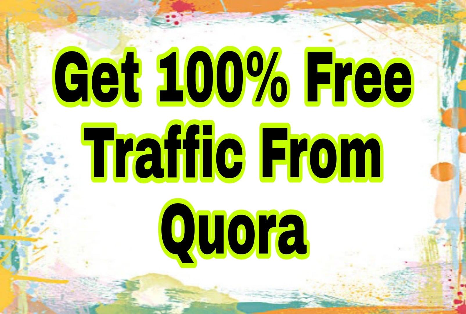 25 Quora Answer with 100% Targeted Traffic