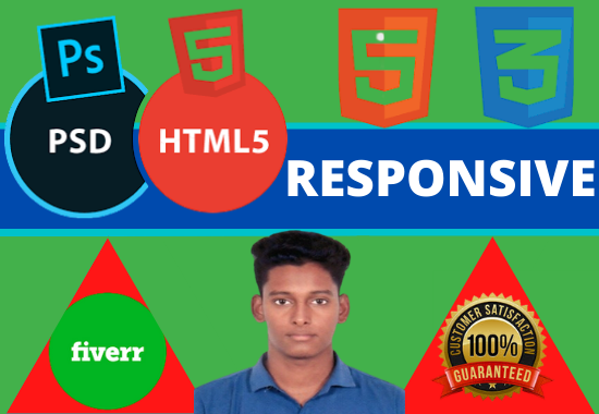 do PSD to HTML Convert Template in your Web page 