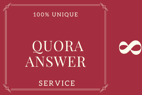  I Will Do 8 High-Level Quora Answer