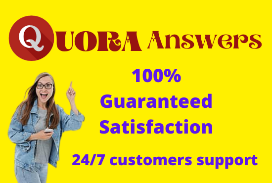 Get 15 HQ Quora answer with guaranteed traffic