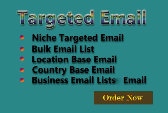 Collect Niche Based Targeted Email List | Email List Building