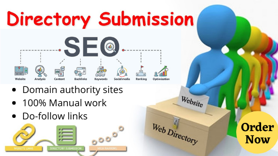 I will create 30 HQ directory submission white hat SEO backlinks