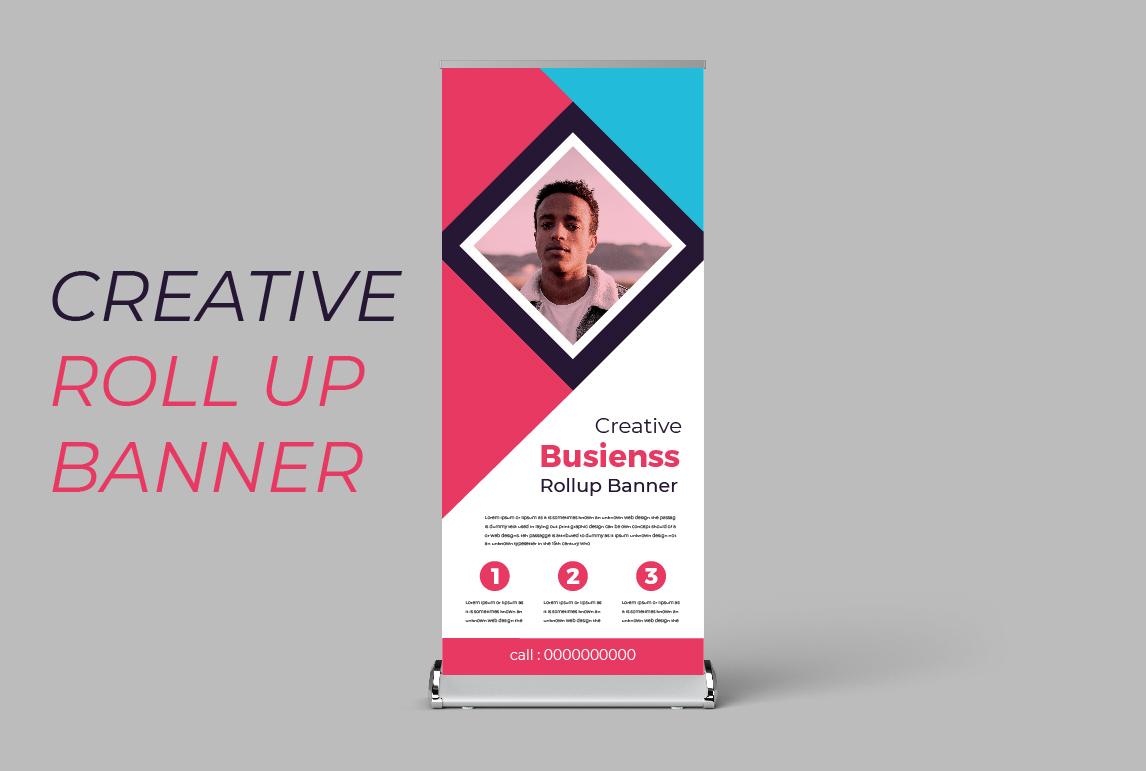 Design creative roll-up banner & business roll-up banner in 12 HOURS