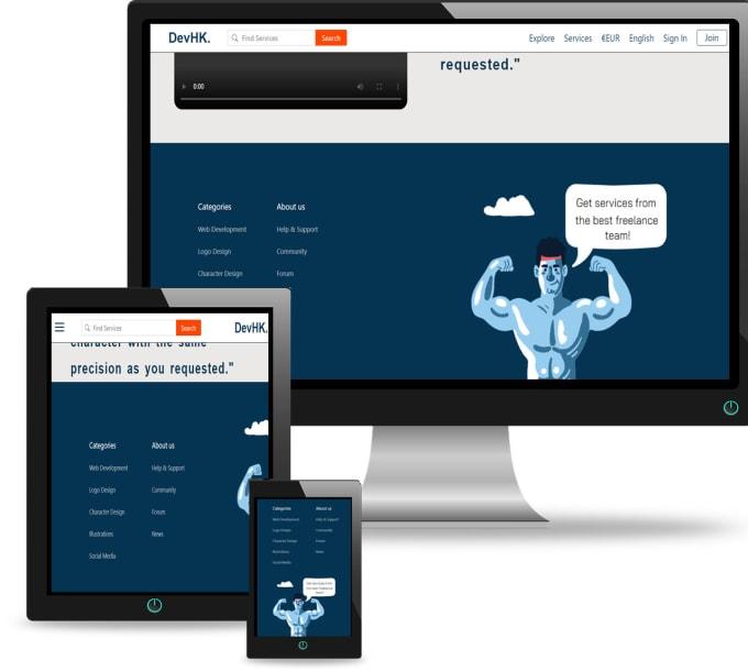 i will design your front end website
