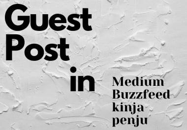 Do Guest Post on high DA ,PA sites 