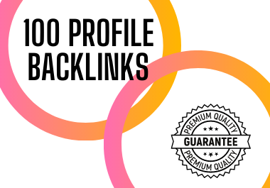I will manually create profile backlinks from high DA websites for your website. 