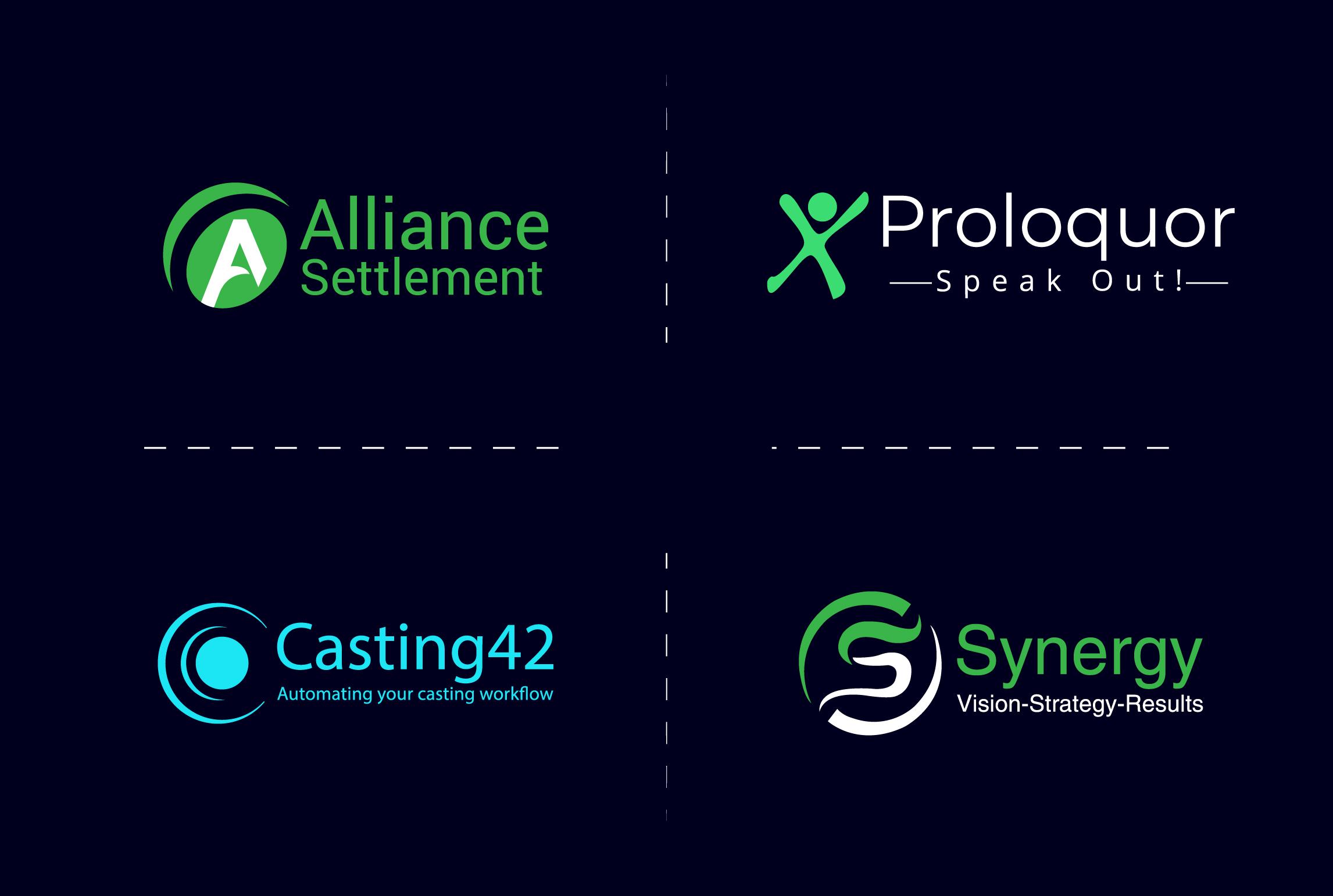 you will get a modern, minimalist, custom logo