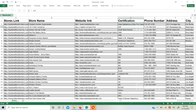 I will do excel data entry, mining, scraping, find email address, shopify product lists