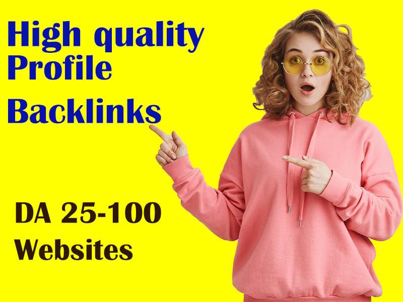 I Will Do Manually 150 Profile Backlinks