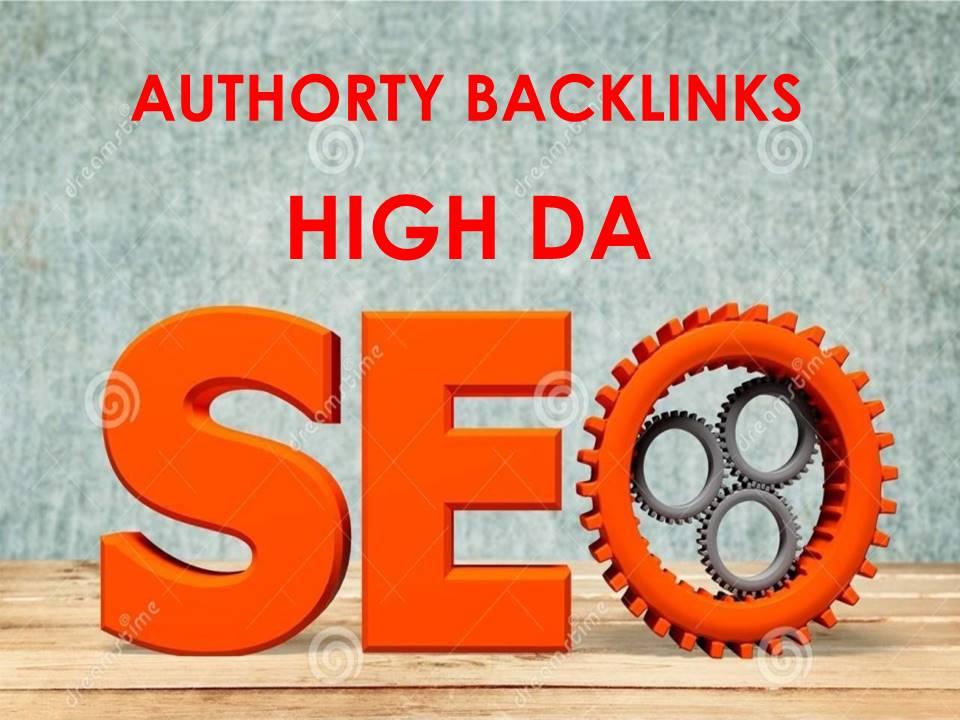 I will Do 20 High Da Authority Dofollow Backlinks