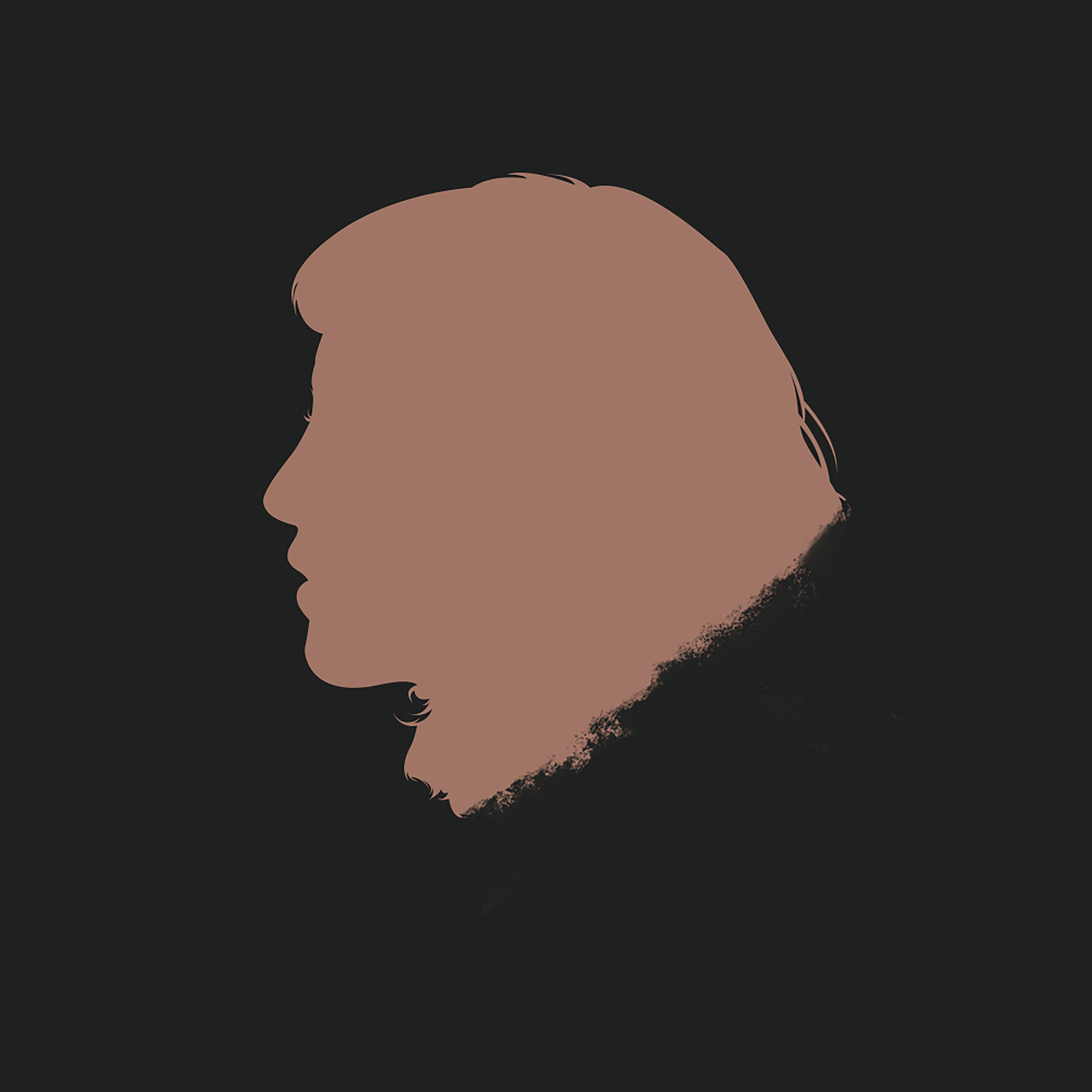 custom silhouette portrait artwork