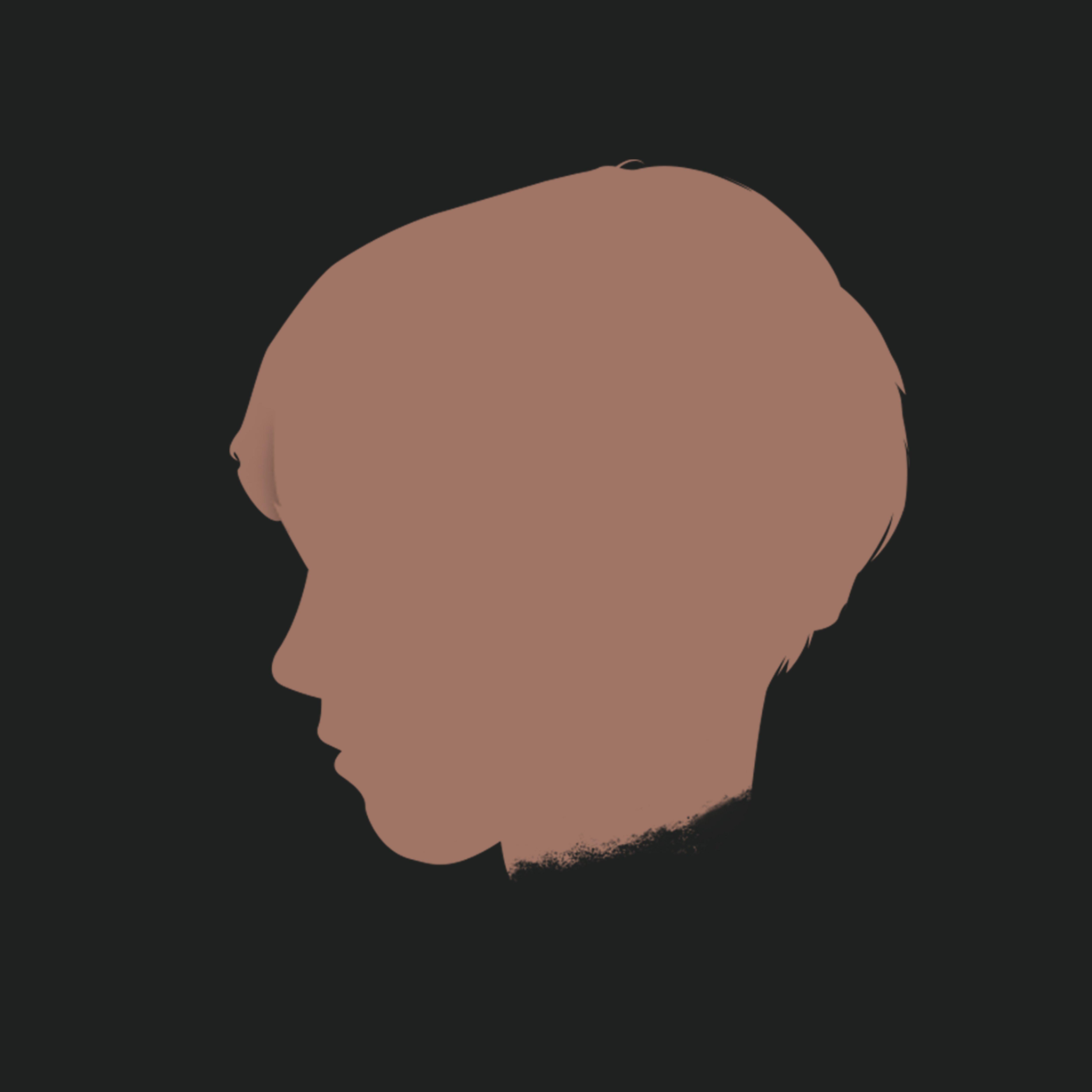 custom silhouette portrait artwork