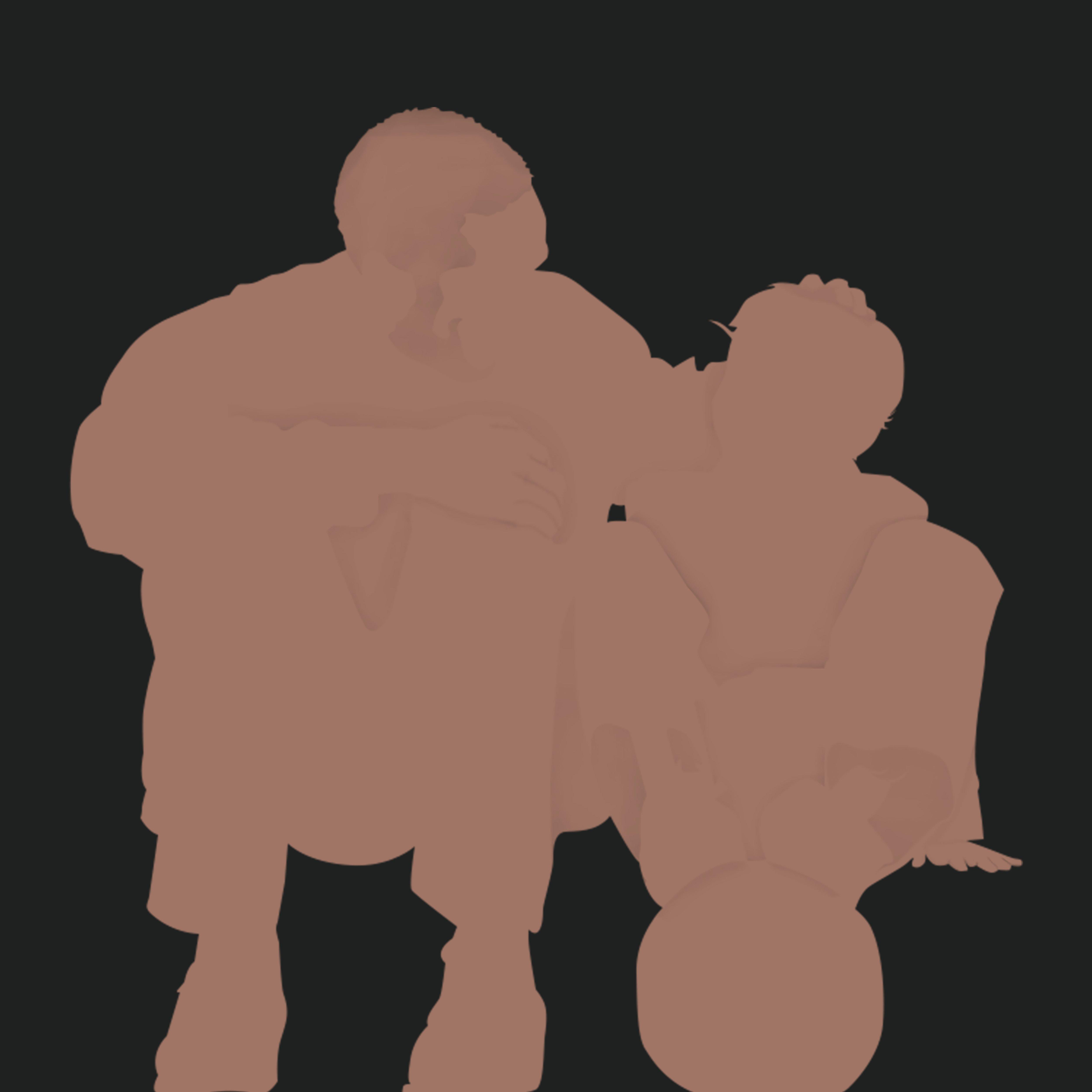 custom silhouette portrait artwork