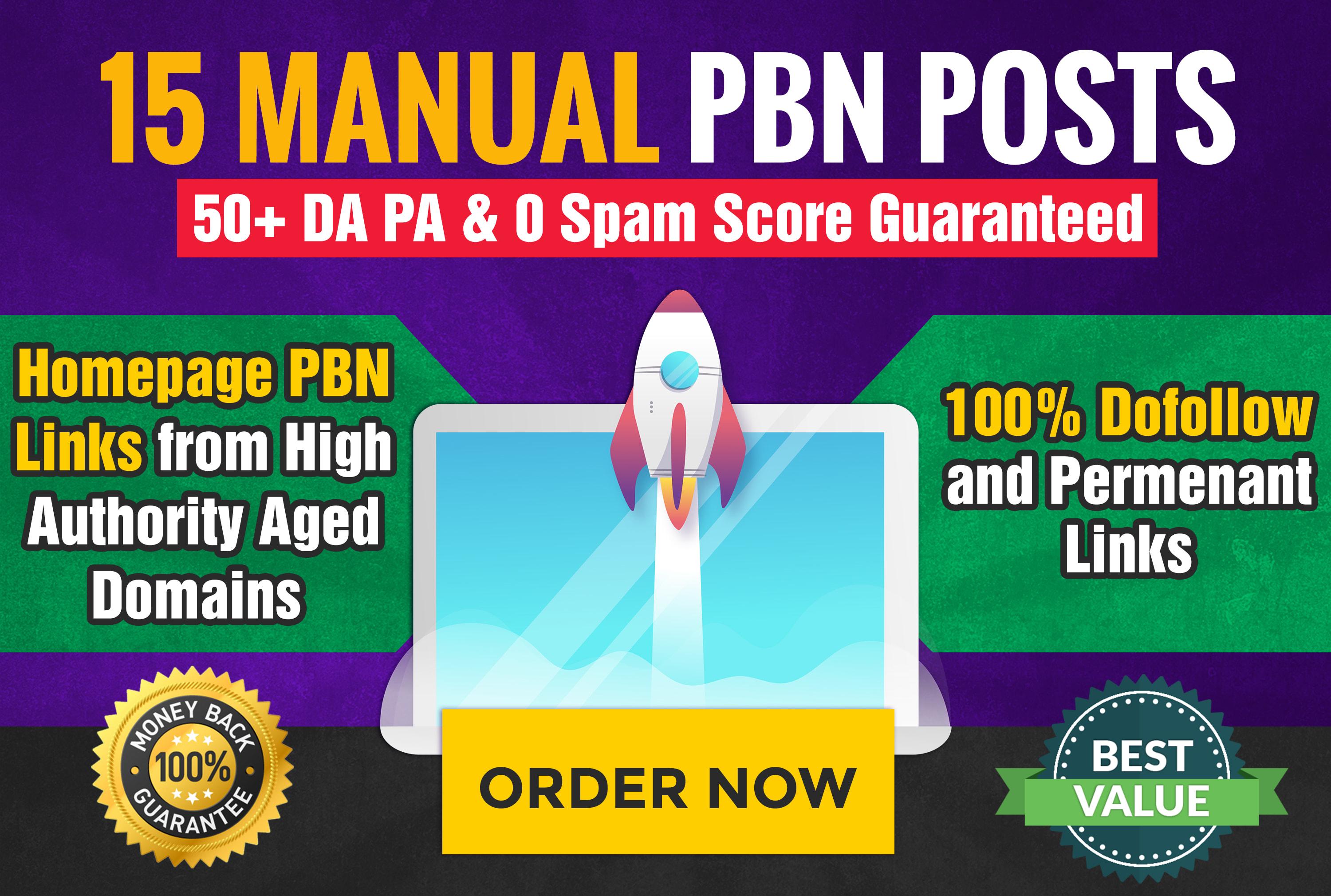 Powerful DA50+15 home page PBN do follow backlink