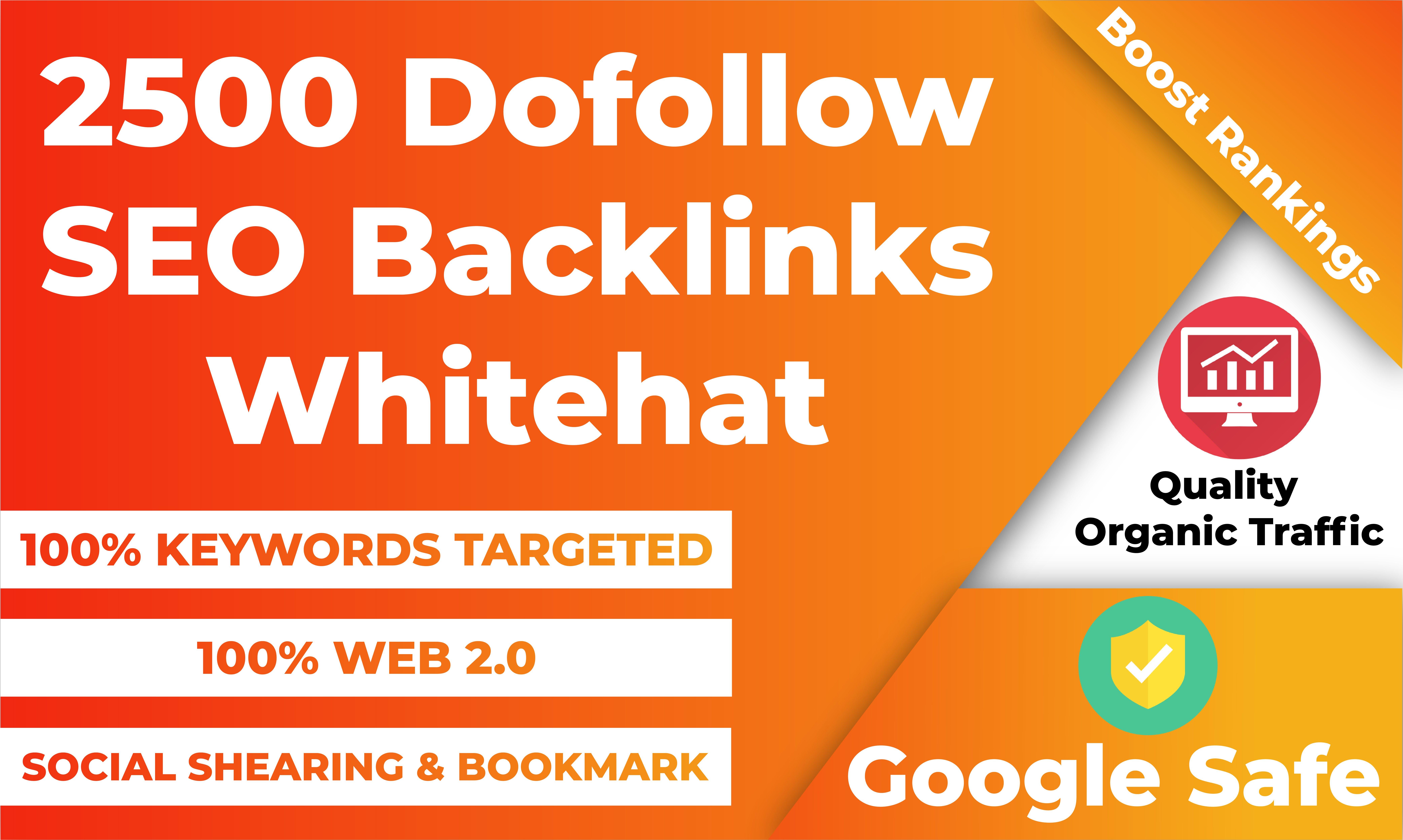 2500 High Quality Keyword Targeted Dofollow Backlinks