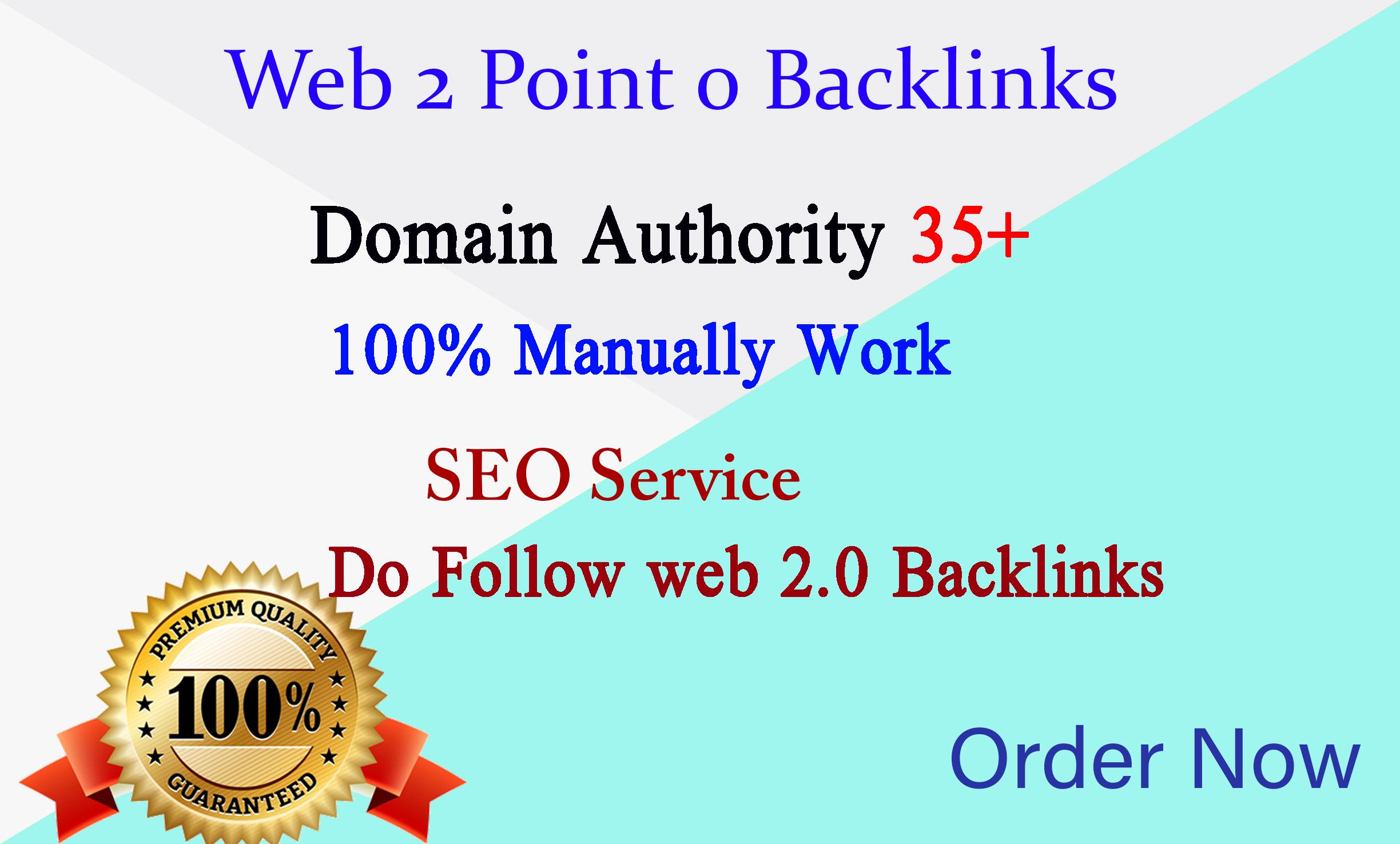 I will build high quality web 2 0 backlinks for you