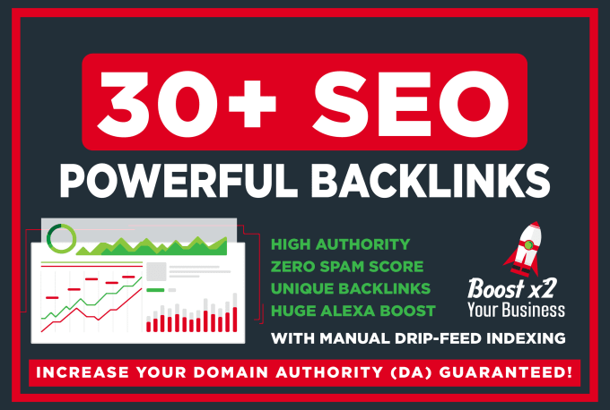 build 30 SEO high da dofollow backlinks