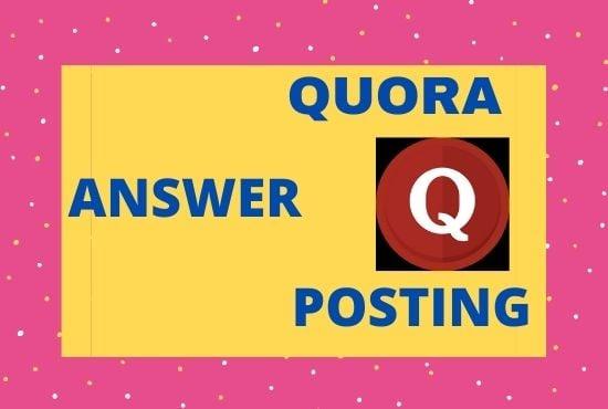 promote your website with 3 high quality quora answers
