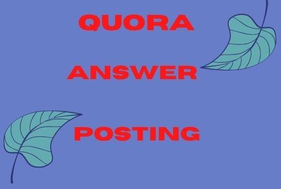20 best high quality quora answer for your website ranking 