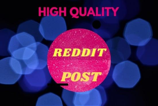 i will promote your website with 10 reddit guest post 