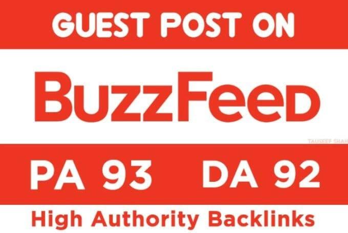 I will do high da pa bakclinks on medium and buzzfeed 