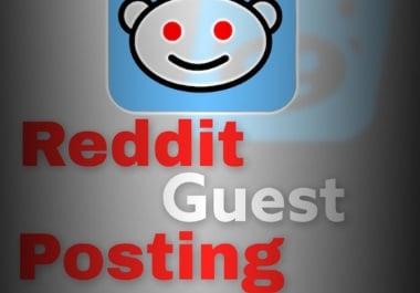 10 Reddit unique guest post for promoting your websites