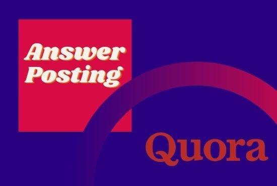Get traffic in your website with 5 HQ Quora answers