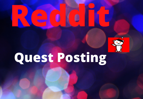 Promote Website with 5 High Quality Reddit Guest Post