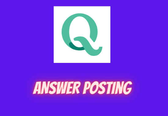 Promote 10 High Quality Quora Answer with Keyword and URL