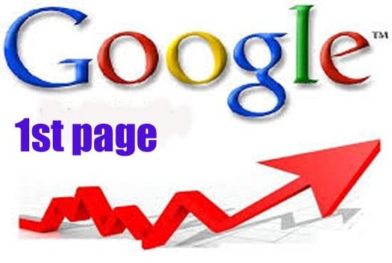 Rank your website on Google 1st page guaranteed