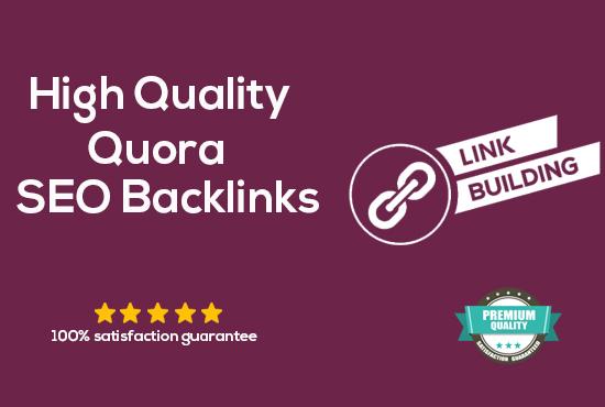 3 High-Quality Unique Quora Answer get targeted traffic