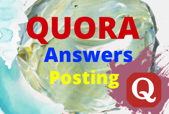I will provided 20 Powerful Quora Answer with your Keyword and URL 