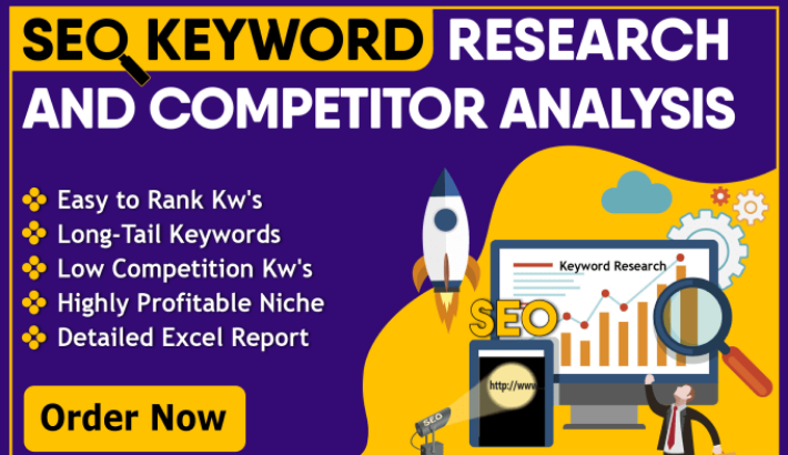 1St Ranking SEO Friendly 100+ Keyword Research with your Website or Blog