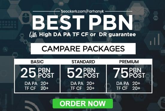 You will get 25 high metrics PBN posts on contextual backlinks