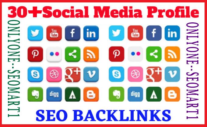 I will do 100 social media profile backlinks