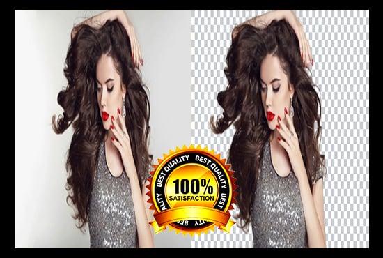 I will do background removal, white background, transparent or cut out