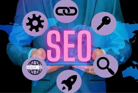 I will do SEO service to lift up your site on google 1st page