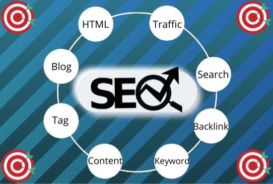 I will do SEO service to lift up your site on google 1st page