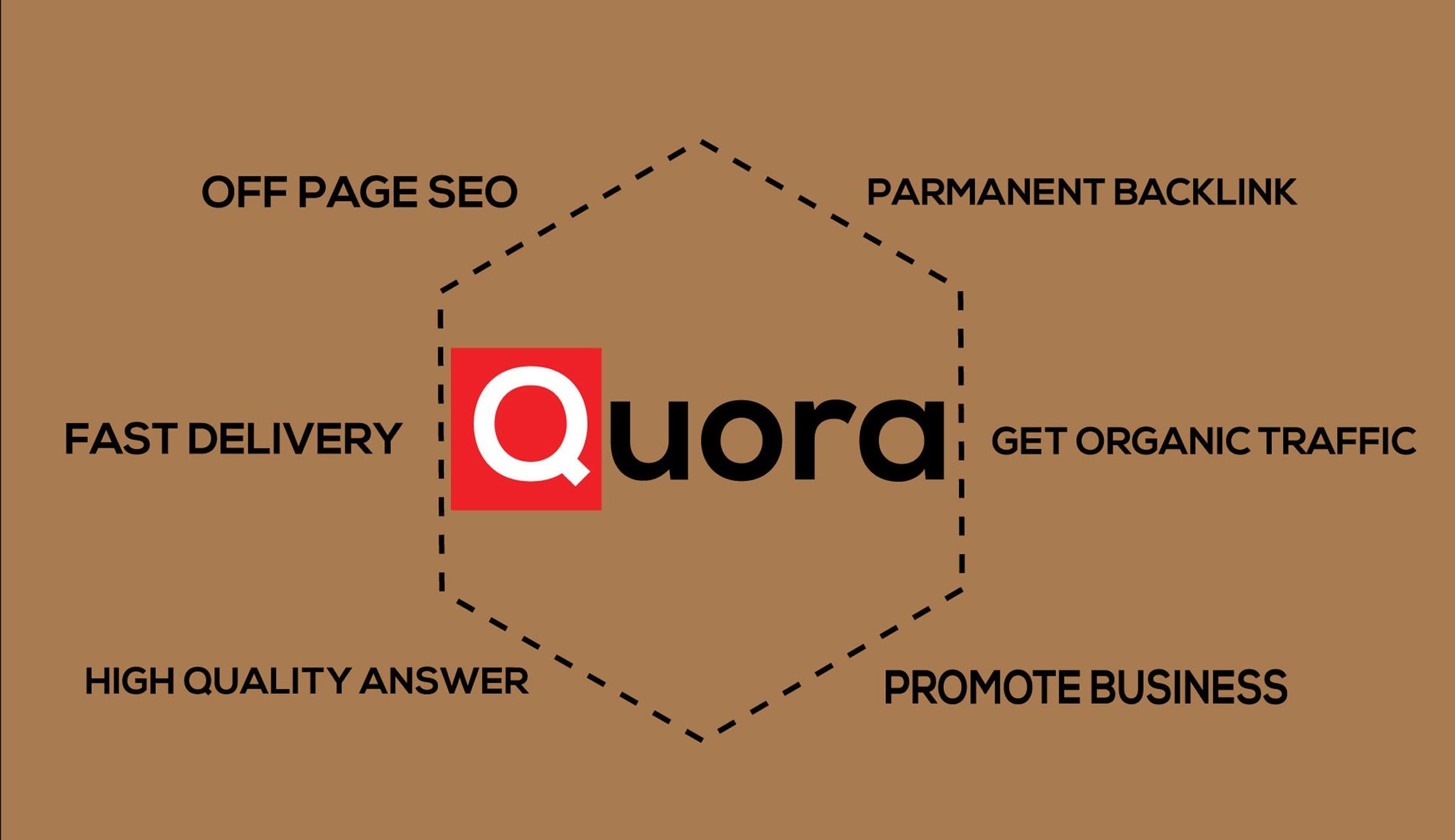 Promote your website by using 3 HQ Quora Answers for targeted traffic with keyword & URL