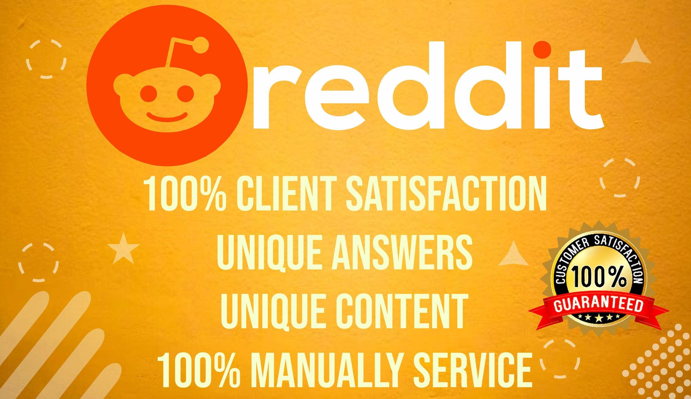 I Will Write and Publish 10HQ Guest Post on Reddit. Com with Backlink