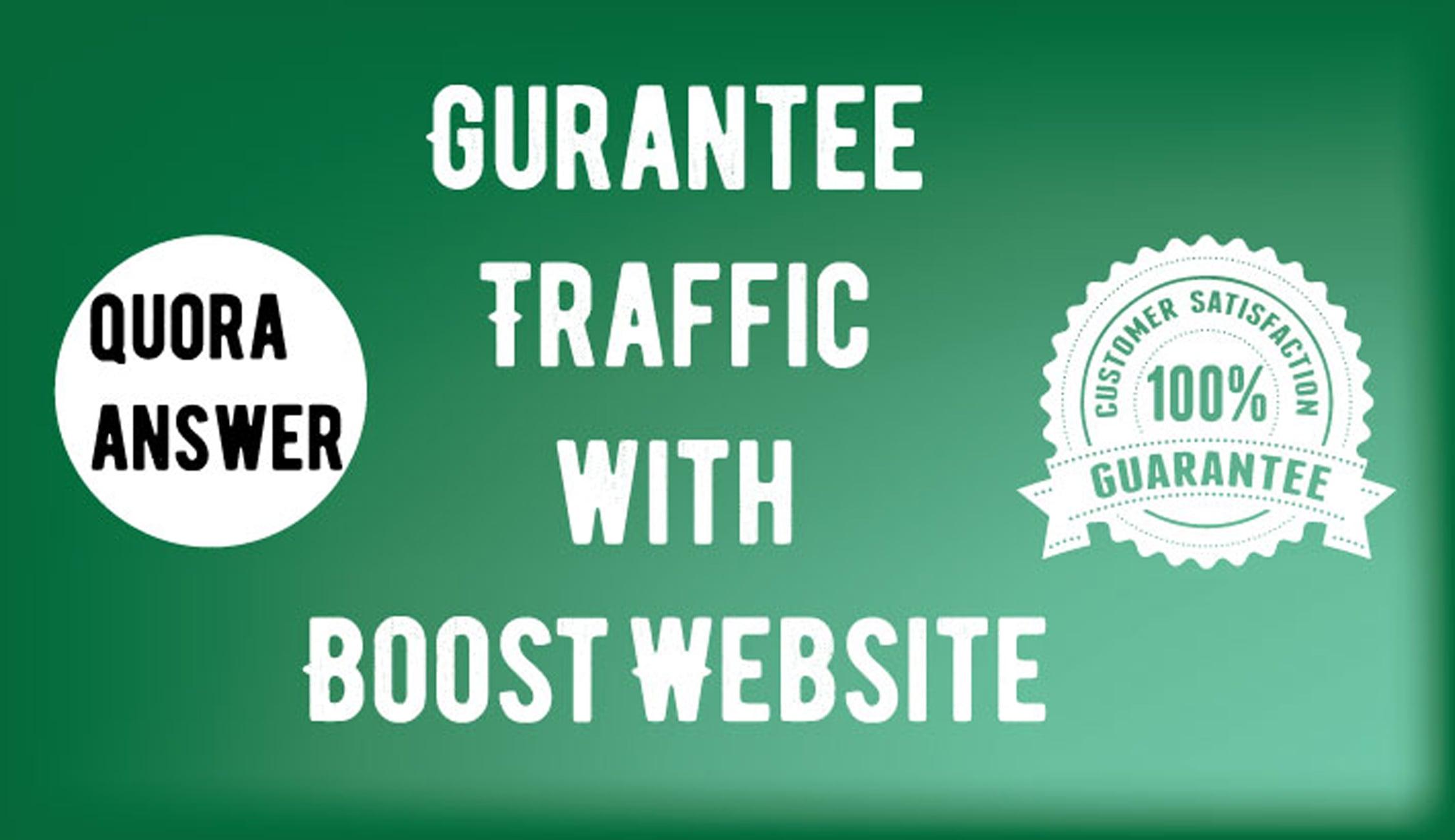 Promote your website by using 10 HQ Quora answers for targeted traffic