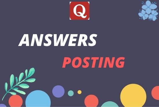 provide 20 Unique quora article with 1000+words from high Profile to enhance your website 