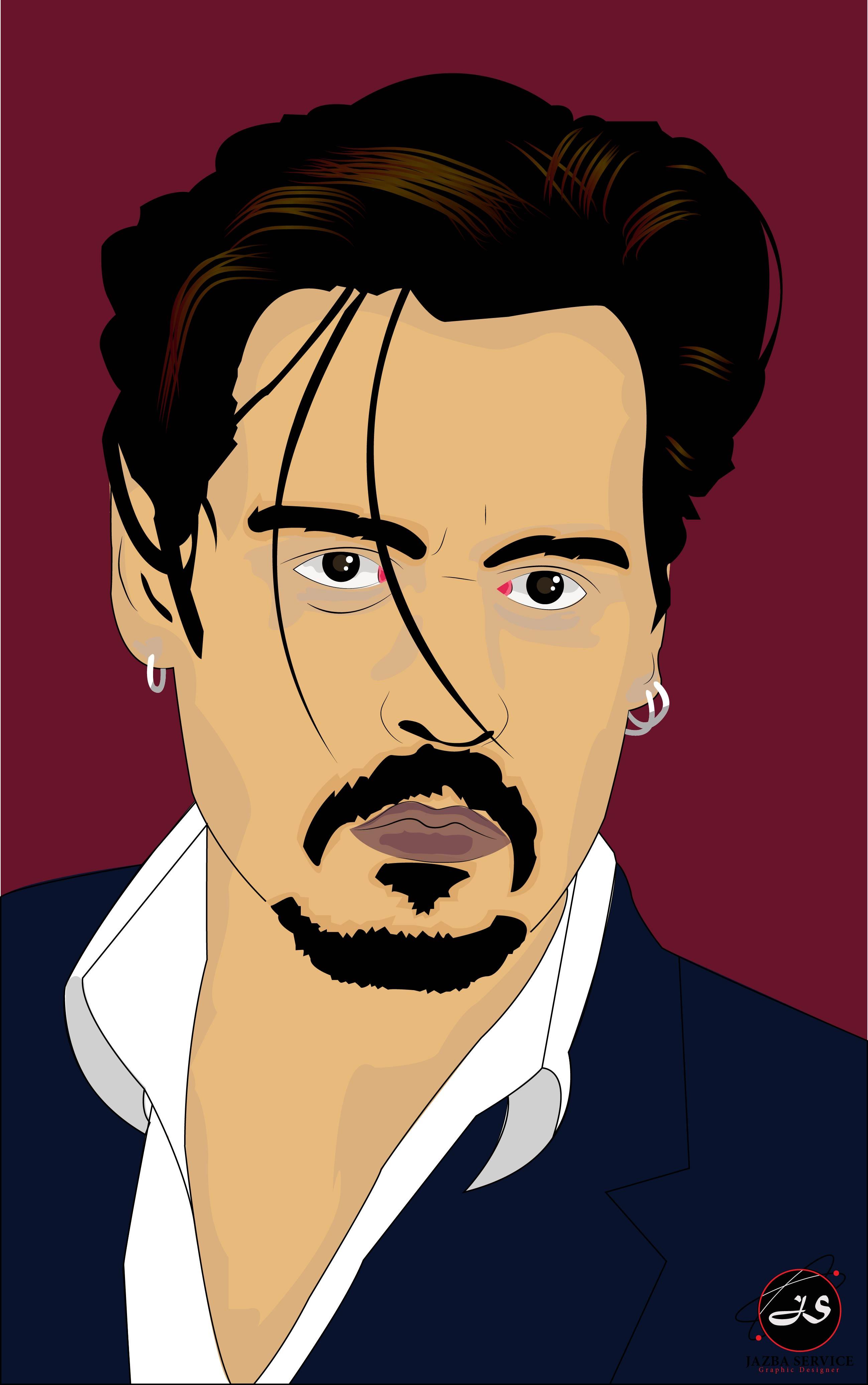 I will illustrate your picture into cartoon face and vector illustration