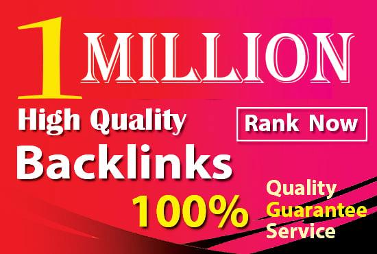 1 million natural gsa backlinks for rank your website with turbo speed